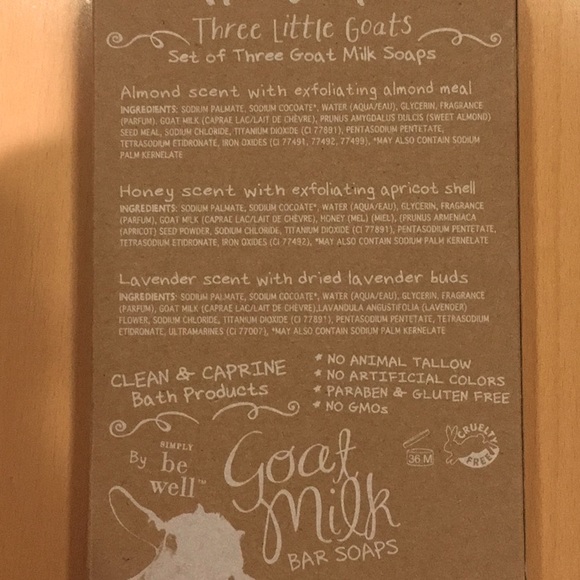 3 Goat Milk Soaps in Gift Box: Almond, Honey & Lavender - Picture 3 of 3